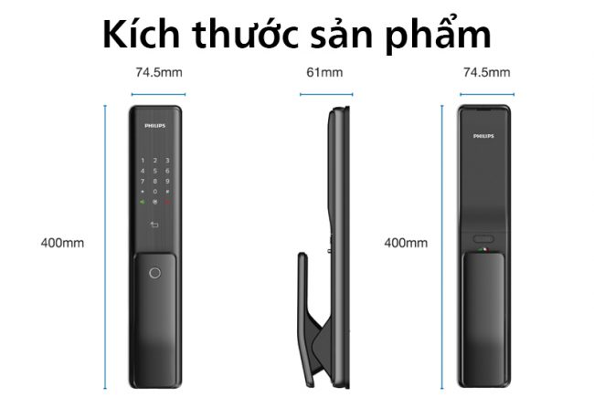 Khóa cửa thông minh Philips Alpha